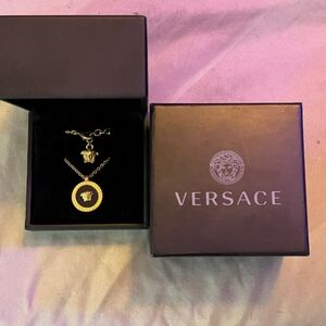 Versace chain and watch set